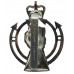 Royal Armoured Corps (R.A.C.) Anodised (Staybrite) Cap Badge