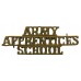 Army Apprentices School (ARMY/APPRENTICES/SCHOOL) Shoulder Title