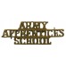 Army Apprentices School (ARMY/APPRENTICES/SCHOOL) Shoulder Title