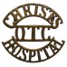 Christ's Hospital O.T.C. (CHRIST'S/O.T.C./HOSPITAL) Shoulder Title