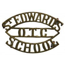St Edward's School, Oxford O.T.C. (St. EDWARD'S/O.T.C./SCHOOL) Shoulder Title 