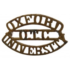 Oxford University O.T.C. (OXFORD/O.T.C./UNIVERSITY) Shoulder Title 