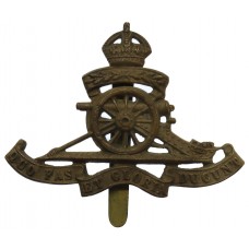 Royal Artillery Territorial Cap Badge - King's Crown