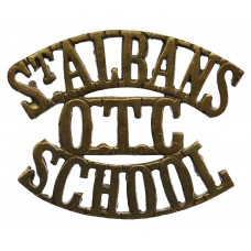 St. Alban's School O.T.C. (ST. ALBAN'S O.T.C./SCHOOL) Shoulder Title