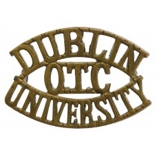 Dublin University O.T.C. (DUBLIN/O.T.C./UNIVERSITY) Shoulder Title