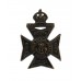 1st Cadet Bn. King's Royal Rifle Corps (K.R.R.C.) Beret Badge - King's Crown