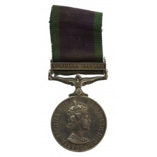 Campaign Service Medal (Clasp - Northern Ireland) - Fus. G. Faulk