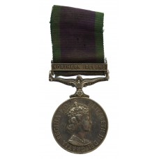 Campaign Service Medal (Clasp - Northern Ireland) - Fus. G. Faulkner, Royal Regiment of Fusiliers