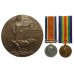 WW1 British War Medal, Victory Medal and Memorial Plaque - 2nd Lieutenant Ralph de Warenne Harvey, 3rd Bn. Dorsetshire Regiment (attd. 1st K.R.R.C.) - Died of Wounds, 7/6/16