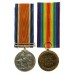 WW1 British War Medal, Victory Medal and Memorial Plaque - 2nd Lieutenant Ralph de Warenne Harvey, 3rd Bn. Dorsetshire Regiment (attd. 1st K.R.R.C.) - Died of Wounds, 7/6/16