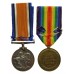 WW1 British War & Victory Casualty Medal Pair - Lieut. J.G. Birney, 1st Bn. Highland Light Infantry - K.I.A. 11/1/17