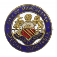 Manchester City Police Special Constable Enamelled Lapel Badge