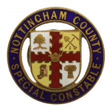 Nottingham County Special Constable 1914 Enamelled Lapel Badge