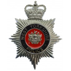 West Yorkshire Police Enamelled Helmet Plate - Queen's Crown