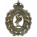 Liverpool City Police Chrome Wreath Helmet Plate - King's Crown