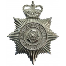 Northamptonshire Police Helmet Plate - Queen's Crown