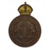 Metropolitan Police Special Constabulary Sergeant's Cap Badge - King's Crown