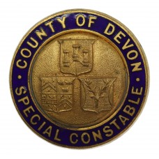 County of Devon Special Constable Enamelled Lapel Badge