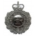Devon Constabulary Wreath Helmet Plate - Queen's Crown