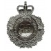 Devon Constabulary Wreath Helmet Plate - Queen's Crown