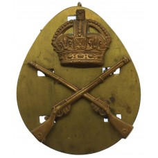 British Army Crossed Rifles Marksman's/Sergeant Instructor of Musketry Arm Badge - King's Crown