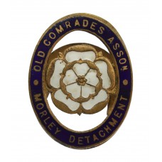 Old Comrades Association Morley Detachment Enamelled Lapel Badge