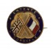 WW1 'Entente Cordiale' Britain & France Patriotic Flag Brooch Badge