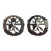 Pair of Small Arms School Corps Anodised (Staybrite) Collar Badges