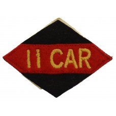 11th Canadian Armoured Regiment (11 CAR) Cloth Formation Sign