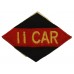 11th Canadian Armoured Regiment (11 CAR) Cloth Formation Sign
