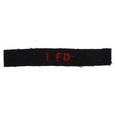 1st Field Regiment Royal Canadian Artillery (1FD) Cloth Shoulder 