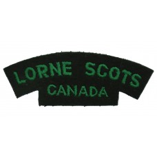Canadian The Lorne Scots (LORNE SCOTS/CANADA) Cloth Shoulder Titl