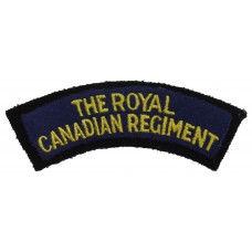 Royal Canadian Regiment (The ROYAL/CANADIAN REGIMENT) Cloth Shoul