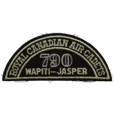 Royal Canadian Air Cadets 790 Sqdn. Wapiti - Jasper Cloth Shoulder Title