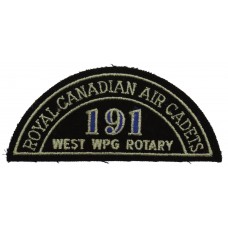 Royal Canadian Air Cadets 191 Sqdn. West WPG Rotary Cloth Shoulde