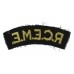 Royal Canadian Electrical & Mechanical Engineers (R.C.E.M.E.) Cloth Shoulder Title