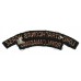 Lord Strathcona's Horse Royal Canadians (LORD STRATHCONA'S HORSE/ROYAL CANADIANS) Cloth Shoulder Title