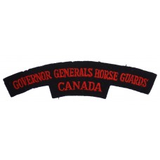 Canadian Governor Generals Horse Guards (GOVERNOR GENERALS HORSE GUARDS/CANADA) Cloth Shoulder Title