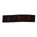 8th Light Anti-Aircraft Royal Canadian Artillery (8 LAA RCA) Cloth Shoulder Title