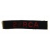 2nd Survey Regiment Royal Canadian Artillery (2 SVY RCA) Cloth Shoulder Title