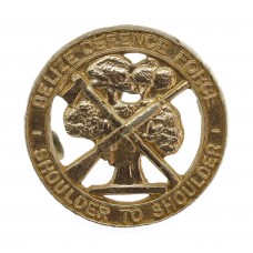 Belize Defence Force Anodised (Staybrite) Cap Badge