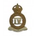 4th Queen's Own Hussars Collar Badge - King's Crown