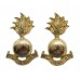 Pair of Royal Malta Artillery Anodised (Staybrite) Collar Badges