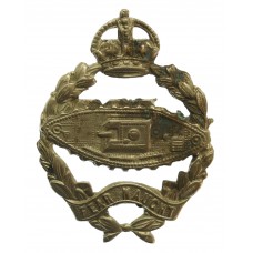 Royal Tank Regiment Cap Badge - King's Crown