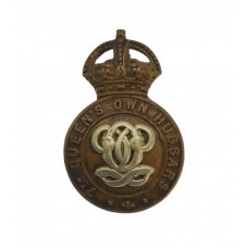 7th Queen's Own Hussars Collar Badge - King's Crown