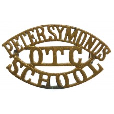 Peter Symonds School O.T.C. (PETER SYMONDS/O.T.C./SCHOOL) Shoulder Title