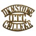 Denstone College O.T.C. (DENSTONE/O.T.C./COLLEGE) Shoulder Title