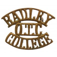 Radley College O.T.C. (RADLEY/O.T.C./COLLEGE) Shoulder Title