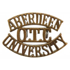 Aberdeen University O.T.C. (ABERDEEN/O.T.C./UNIVERSITY) Shoulder Title