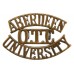 Aberdeen University O.T.C. (ABERDEEN/O.T.C./UNIVERSITY) Shoulder Title